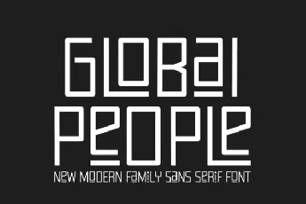 Global People font