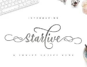 Starlive Script font