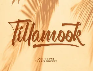 Tillamook font