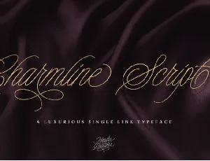 Charmline Script Personal Use font