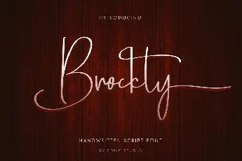 Brockly Demo font