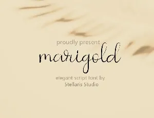 marigold font