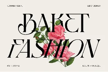 Baket Fashion - Demo Version font