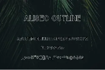 ALISEO font