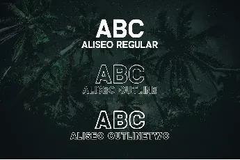 ALISEO font