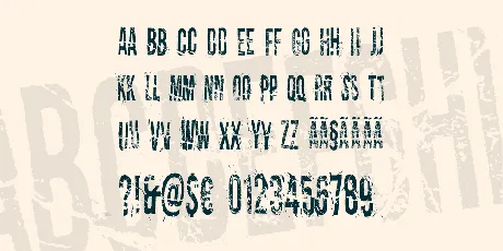 Dirty Old Town font