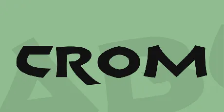 Crom font