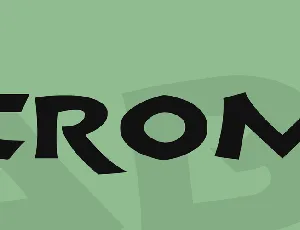 Crom font