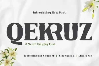 Qekruz font