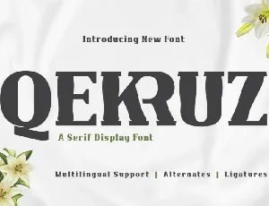 Qekruz font