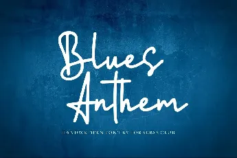 Blues Anthem font