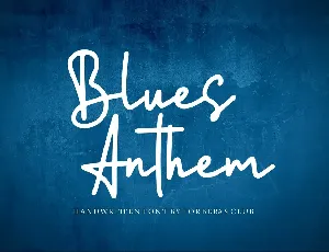 Blues Anthem font