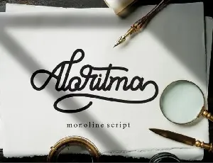 Aloritma Script font