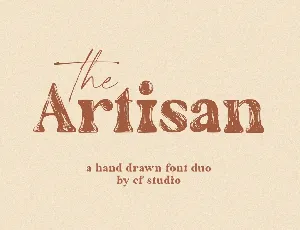 The Artisan font