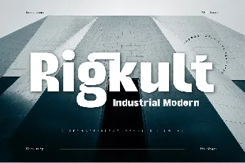 Rigkult font