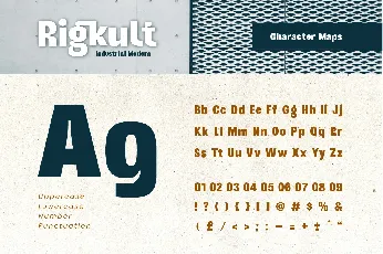 Rigkult font