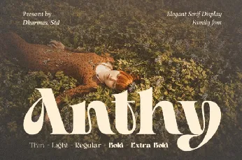 Anthy Typeface font