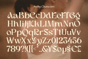 Anthy Typeface font