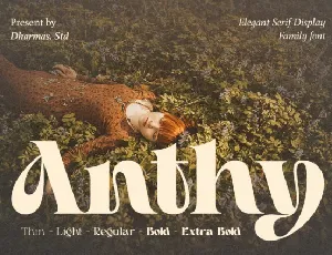 Anthy Typeface font