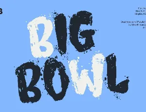 Big Bowl Trial font