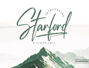 Starford font