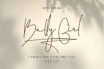 Bally Girl font