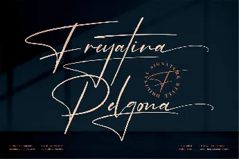 Freyatina Pelgona font