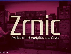 Zrnic font