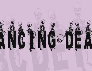 DANCING-DEAD font