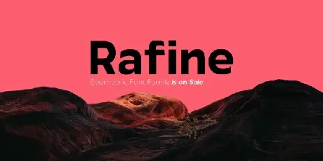 Rafine Family font