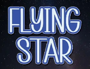 Flying Star Display font