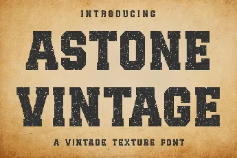 Astone Vintage font