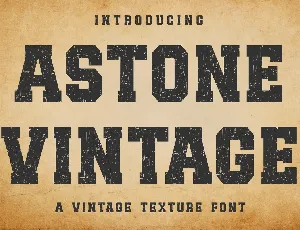 Astone Vintage font