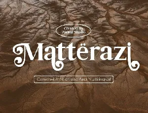 Matterazi font