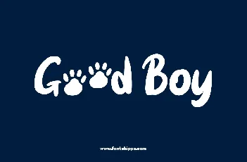 Good Boy font