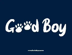 Good Boy font