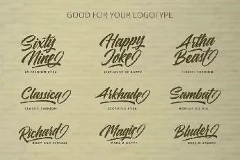 Samble Trice Brush font