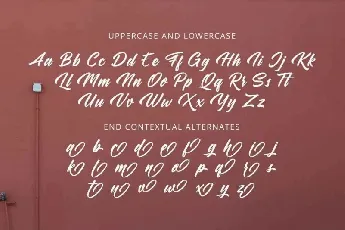 Samble Trice Brush font