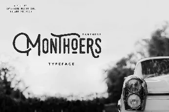 Monthoers Free font