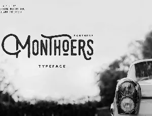 Monthoers Free font