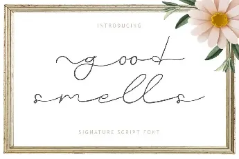 Good Smells Demo font