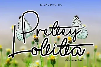 Pretty Lolllitta font