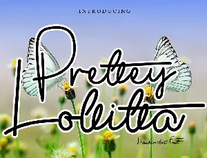 Pretty Lolllitta font