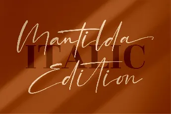 Mantilda Edition font