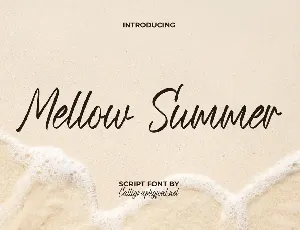 Mellow Summer Demo font