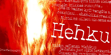 Hehku font