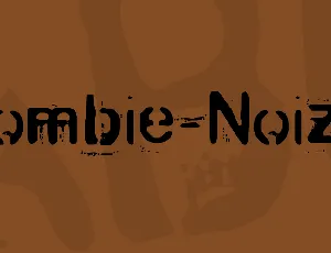 Zombie-Noize font