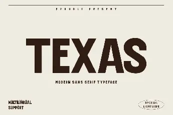 Texas font