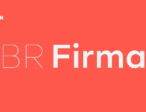 BR Firma Family font