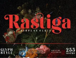 Rastiga font